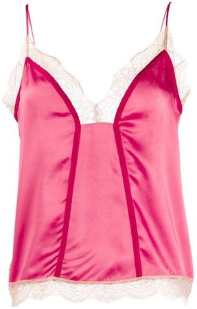 lace trimmed camisole top