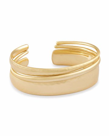 Tiana Pinch Bracelet Set in Gold | KendraScott