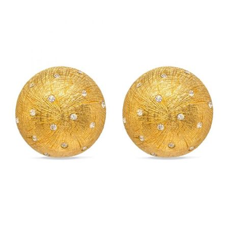 Dior - Vintage gold spheres earrings - 4element