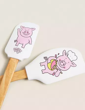 Set of Two Percy Pig™ Spatulas | Percy Pig™ | M&S