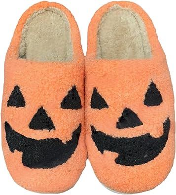 Hallowee Pumpkin Slippers