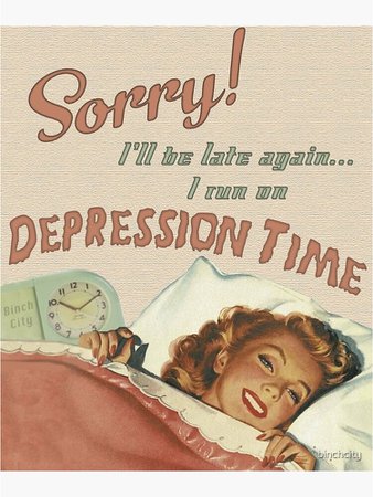 50s Slept In Because Of Depression