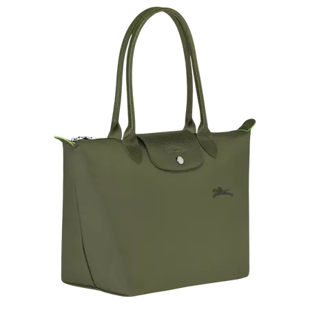 Le Pliage Green M Tote bag Forest - Recycled canvas (L2605919479) | Longchamp US