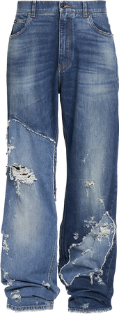 DOLCE&GABBANA Cotton Wide-Leg Jeans