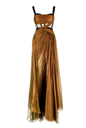 Ryana bronze maxi dress