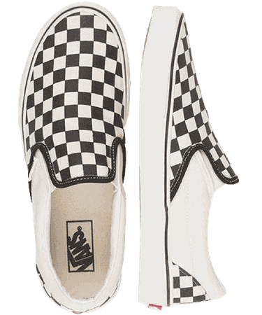 Black and White Checkered Vans