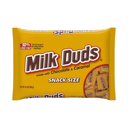 MILK DUDS Snack Size Chewy Caramels, 9.3 oz | HERSHEY Products