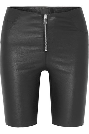 RtA | Mona stretch-leather shorts | NET-A-PORTER.COM