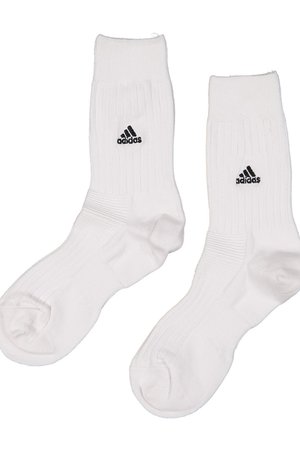 Adidas mens one pair sock white | Brands For Less