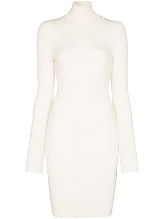 Shop Wolford ribbed knit fitted mini dress with Express Delivery - FARFETCH
