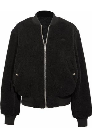 Adidas Originals By Alexander Wang | Reversible fleece and jacquard bomber jacket | NET-A-PORTER.COM