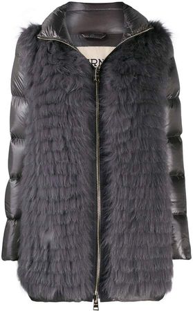 fur fronted padded jacket