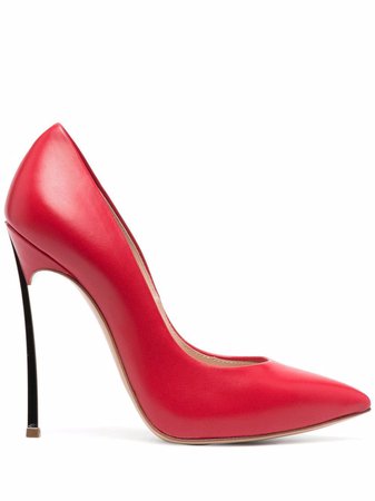 Casadei pointed leather pumps - FARFETCH