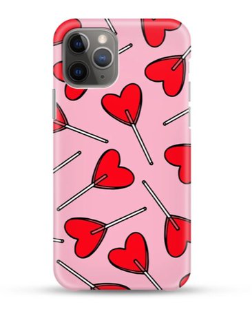 heart lolly phone case