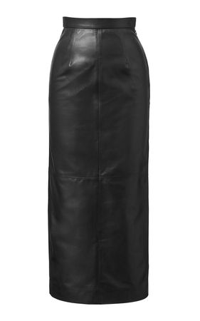 Tove Mari Leather Midi Skirt By Tove | Moda Operandi