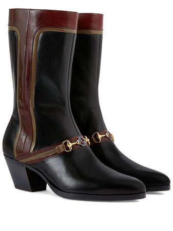 Gucci Interlocking G Horsebit Boots Ss20 | Farfetch.com