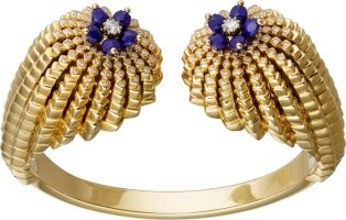 CRN6710917 - Cactus de Cartier bracelet - Yellow gold, lapis lazuli, diamonds - Cartier