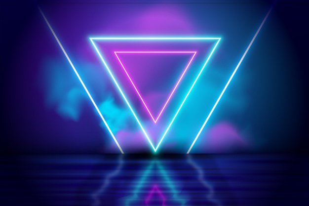 Free Vector | Abstract neon lights background design