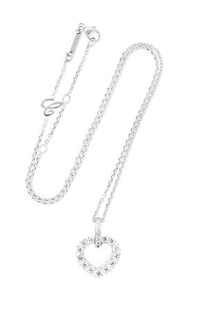 Chopard | Collier en or blanc 18 carats et diamants L'Heure du Diamant | NET-A-PORTER.COM