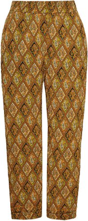 Nanushka Selah Pattern Straight Leg Pant Size: S