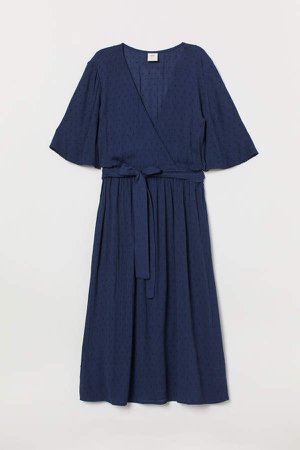 Wrap Dress - Blue