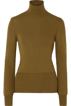 Jacquemus | Baya cutout cotton-blend turtleneck sweater | NET-A-PORTER.COM