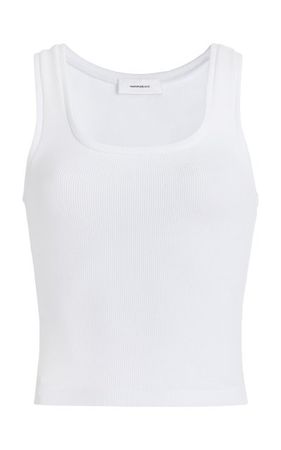 Cotton Scoop-Neck Tank Top By Wardrobe.nyc | Moda Operandi
