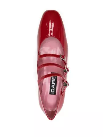 Carel Paris Kina Leather Mary Jane Shoes - Farfetch