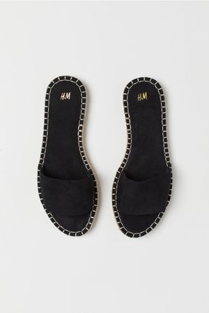 Slides - Black - Ladies | H&M US