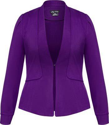 City Chic Piping Praise Jacket | Nordstrom