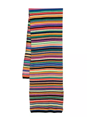 The Elder Statesman stripe-print Cashmere Scarf - Farfetch