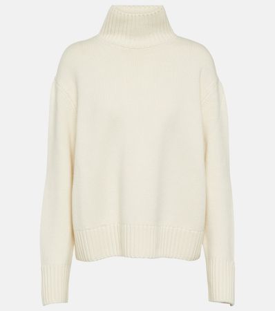 Parksville Cashmere Turtleneck Sweater in White - Loro Piana | Mytheresa