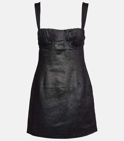 Linen Minidress in Black - SIR | Mytheresa