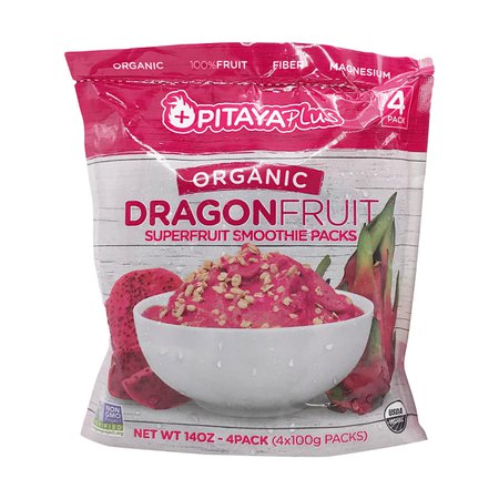 Pitaya Plus Organic Dragonfruit Superfruit Smoothie Pack, 14 oz, Pitaya Plus | Whole Foods Market
