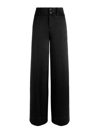 Mame High Rise Wide Leg Pant In Black | Alice And Olivia