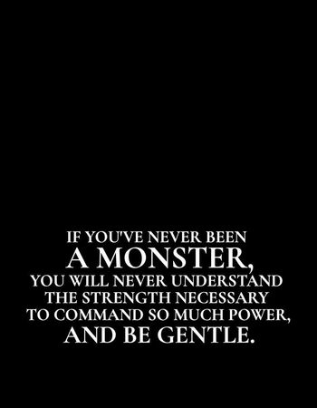 monster quote