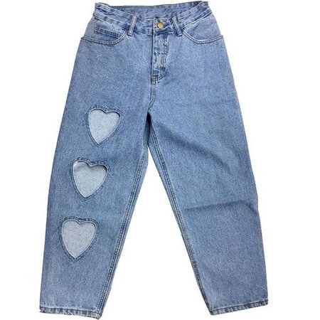 Boogzel Heart Cut Out Jeans