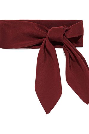 burgundy neck scarf