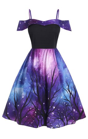 galaxy dress