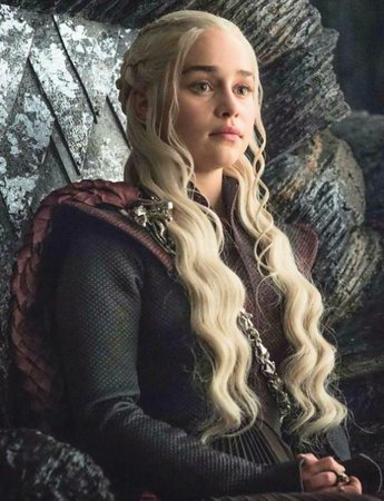 Emilia Clark as Daenerys Targaryen