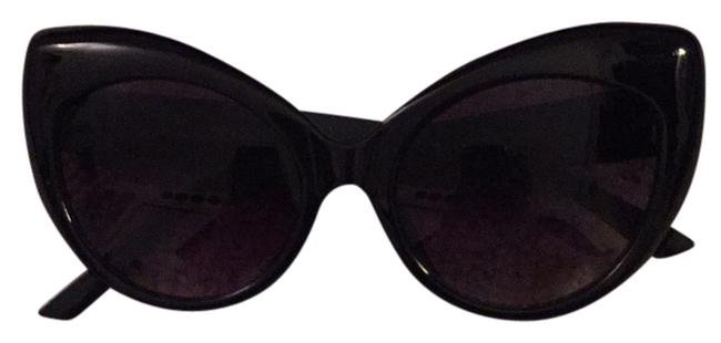 *clipped by @luci-her* UNIF Black Sunglasses - Tradesy
