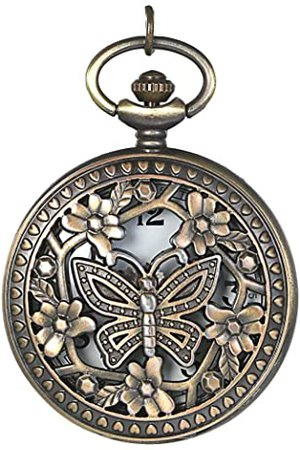 Amazon.com: VIGOROSO Women's Pocket Watch Heart Locket Style Pendant Necklace Chain in Box(Silver) : Clothing, Shoes & Jewelry