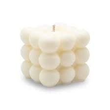 cream aesthetic candle cube - Google Search