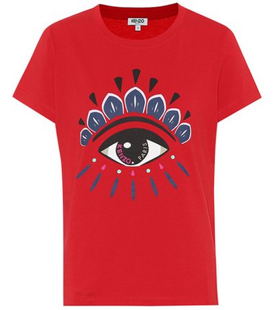 Eye printed cotton T-shirt
