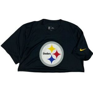 Vintage Y2K NIKE USA NFL PITTSBURGH STEELERS Crop Top T Shirt Women’s | eBay