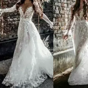 long sleeve wedding dresses - Google Search