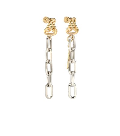 JW Anderson - Loop chain drop earrings | Mytheresa