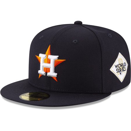 Men's New Era Navy Houston Astros 2017 World Series Wool 59FIFTY Fitted Hat | Kohls