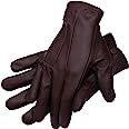 Men's Dress Leather Gloves (Medium, Dark Brown) at Amazon Men’s Clothing store