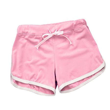 satin pink pajama shorts